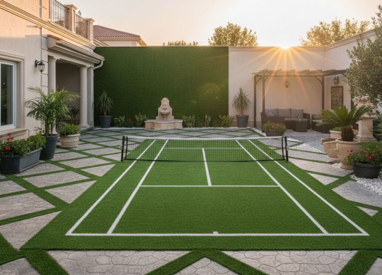 حیاط خونتون رو با چمن مصنوعی زیبا کنید.