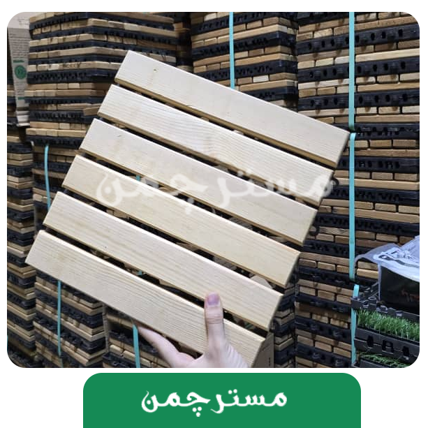 تایل ترموود چوب شش تیکه کف ضخامت 19میلیمتر